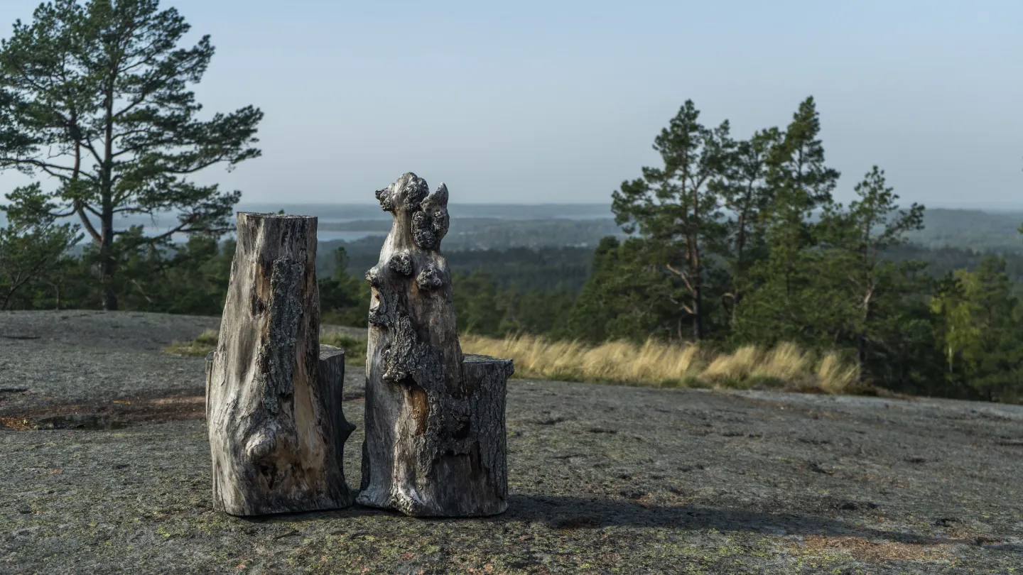 Grottstigen 4,7 km – kalliomuodostumia ja vaivaismäntyjä