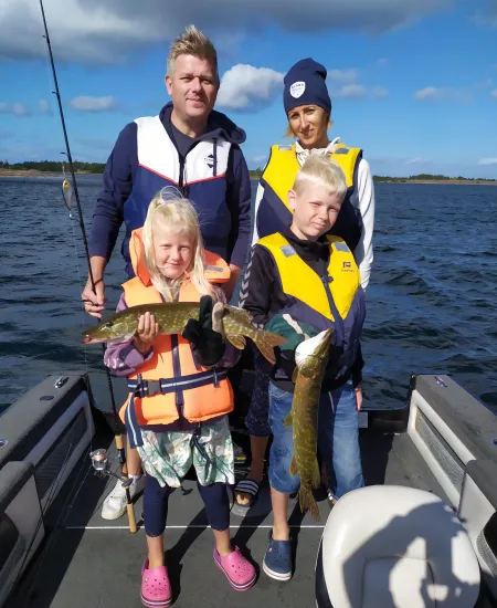 Family fishing